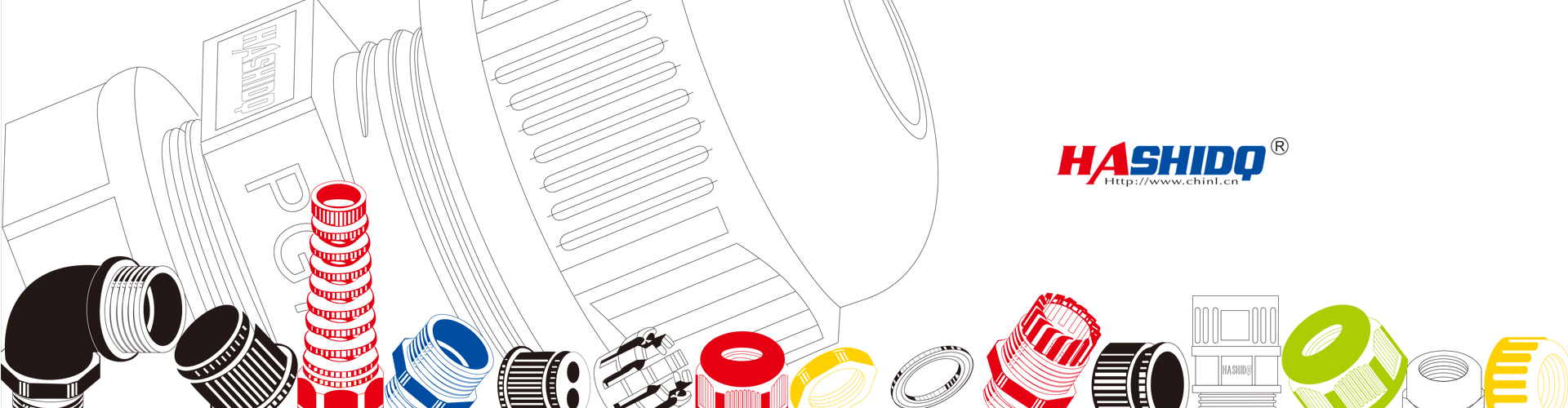 Waterproof joint - cable connector - nylon cable connector - copper cable connector - stainless steel cable joint